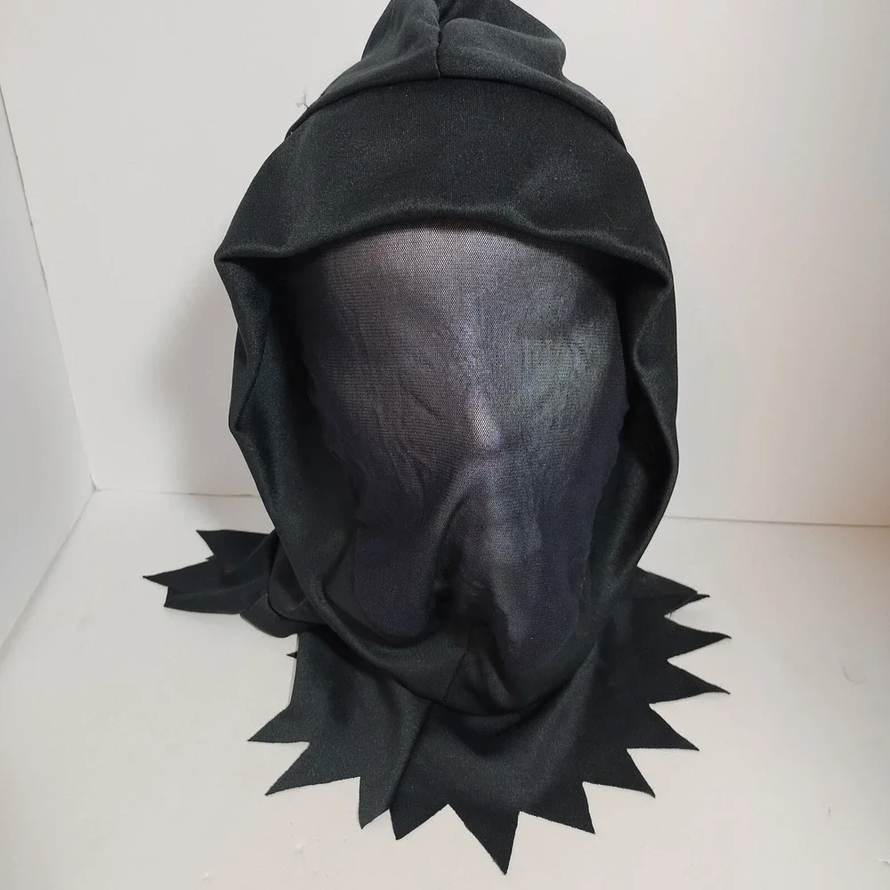 Lot Of 3 Halloween Masks Hooded Sheer Mask Scary Bear Hoodie Bunny Accessory Kit